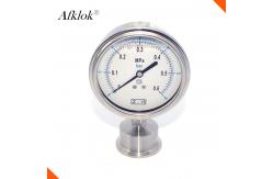 China 63mm Gas Pressure Test Gauge Oil Filled BXGN With Diaphragm Vibration - Proof supplier