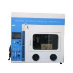 PLC Control Flammability Testing Equipment , Horizontal And Vertical Burning Test Apparatus for sale
