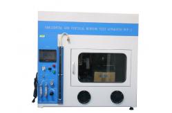 China PLC Control Flammability Testing Equipment , Horizontal And Vertical Burning Test Apparatus supplier