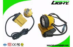 China 10.4Ah Battery Mining Cap Lights 25000lux Brightness Cable Flashing Headlamp supplier