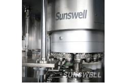 China SS316L Aluminum Beverage Can Filling Machine 415V Juice Rotary Canning supplier