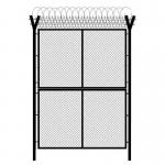 Yellow 3D Wire Mesh Fence ISO9001 Welded Wire Mesh Garden Fence