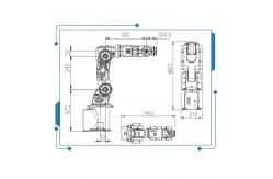 China 6 Axis Mini Industrial Robot Arm GBS8-K950 Assembly With Gripper supplier