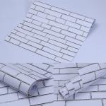 3d Brick Wallpaper PVC Vinyl Adhesive Wall Paper Wall Stickers Fashionable Design for sale