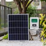 Small Portable Solar Generating Systems 22*30cm With Long Battery Life SRE938 for sale