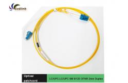 China LC/UPC-LC/UPC 9/125um 2cm SM Duplex Fiber Patch Cable supplier