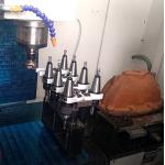 Customized multi-function vertical bonnet flange drilling and tapping center