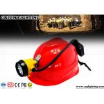 15000 Lux Led Miners Cap Lamp , 6.8AH Customized Semi - Corded Led Mining Lamp  for sale