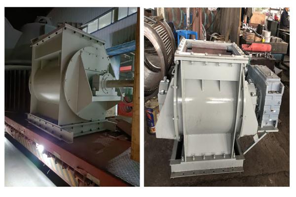 ODM Rotary Airlock Feeders For Vertical Mills 5.5kW 1440r/min