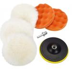 7pcs 150mm Drill Buffing Polishing Pads Set Wheel Foam Microfiber for sale