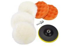 China 7pcs 150mm Drill Buffing Polishing Pads Set Wheel Foam Microfiber supplier