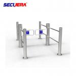 Fingerprint and Slim Swing Turnstile Opener for office building turnstile barrier gate for sale