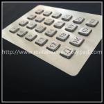 IP65 Waterproof Numeric Keypad Access Control Digital Metal Keyboard for sale