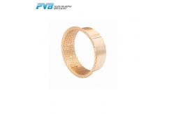 China Oil Lubricated CuSn8P PCM 606530M Wrapped Bronze Bushing Thin Wall Through Oil Holes supplier