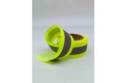 China Green Reflective Elastic Tape For Clothing Webbing Strap For Safety 5cmx50m supplier
