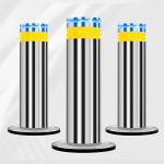 Robust Innovative Hydraulic Rising Bollards Buried Depth 1105mm for sale