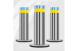 China Robust Innovative Hydraulic Rising Bollards Buried Depth 1105mm supplier