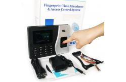 China Backup Battery 2.4 Inch TFT Fingerprint Time Attendance System supplier