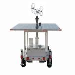 High Efficiency Energy Saving Mobile Solar Power System Floodlight Lighting Trailer For Construction Site Lighting for sale