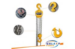 China 20T Manual Chain Hoist , Hand Chain Block Lifting Height 3m Test Load 250KN supplier