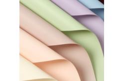China Macaron solid color waterproof flower packaging paper supplier