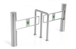 China SS304 Arm Pedestrian Swing Gate 1500mm Width Anti Tailgating For Wheelchair supplier