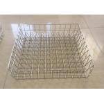 Silver 0.5mm Stainless Steel Wire Mesh Tray Sterilizing Corrosion Resistant for sale