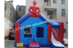 China Funny Inflatable Bouncer Slide For Outdoor / Backyard With Spiderman Design supplier