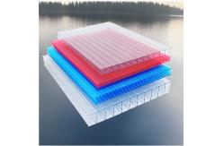 China UV Protective Polycarbonate Multilayers Hollow Plastic Sheet With B1 Fire Rate supplier