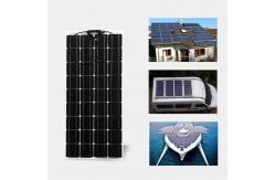 China Semi Flexible Monocrystalline Solar Panel 200W Vehicle Powered RV And Marine Solar Panel supplier