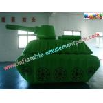 0.6mm / 0.9mm PVC Tarpaulin Tank Shape Inflatable Paintball Bunkers for sale