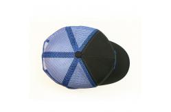 China Curved Brim 5 Panel Trucker Cap With Custom Logo Embroidered Patches supplier