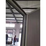 Customized Slimline Aluminium French Doors White Anti Theft