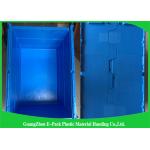 600 * 400 * 315mm Plastic Attached Lid Containers Stackable And Nestable PP Materials