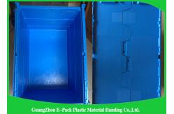 China 600 * 400 * 315mm Plastic Attached Lid Containers Stackable And Nestable PP Materials supplier