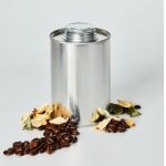 AT PACK Custom Tin Metal Coffee Cans Tinplate For Coffee Beans 150g 250g 400g Coffee Tin Can Packaging With Valve for sale