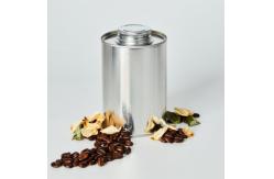 China Cylindrical Empty Tin Containers For Coffee Storage supplier