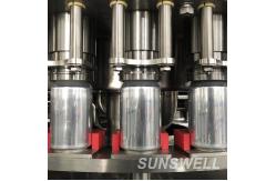 China Beer Can Filling And Seaming Machine High Speed Rotary Canning Line 380V supplier