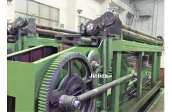 China 3kW  Trapezoidal  60x80mm Chain Link Mesh Machine With Automatic Oil System supplier
