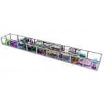 Customizable Ninja Indoor Playground Unisex Commercial Indoor Playgrounds OEM With Safety Device for sale