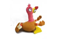 China Compact Sewing 20cm Rooster Plush Toy With PP Cotton Filling supplier