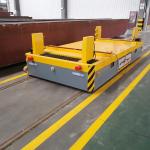 Flat Table Powered Industrial Rail Cart for sale