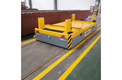 China Flat Table Powered Industrial Rail Cart supplier