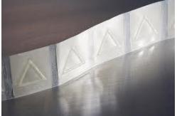 China 25mm Diameter Triangle Shrink Sleeve Labels Transparent Stickers / Tactile Warning Labels supplier