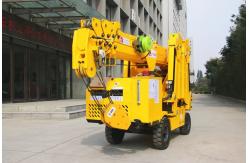 China 10 Ton Telescopic Boom Spider Crane for Construction Using supplier