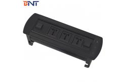 China Flip Up Conference Table Outlet / Multimedia Connector With 3 Universal Power Interfaces supplier