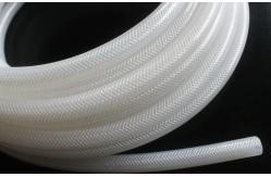 China High Purity Braided Silicone Tubing LFGB Approved For Pressurized Fluid Transfer supplier