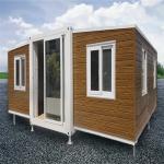 Expandable Container House Expandable Container Villa With Steel Frame And Insulated Wall Panel for sale