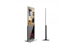 China 65 Inch Wifi Floor Standing Digital Signage Strong Stability Explosion Proof Glass supplier