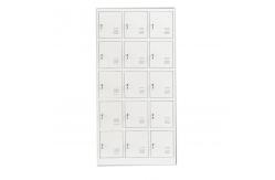 China Gym Lockable Safety 15 Door Digital Metal Lockers KD Structure supplier